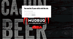 Desktop Screenshot of mudbugbrewery.com